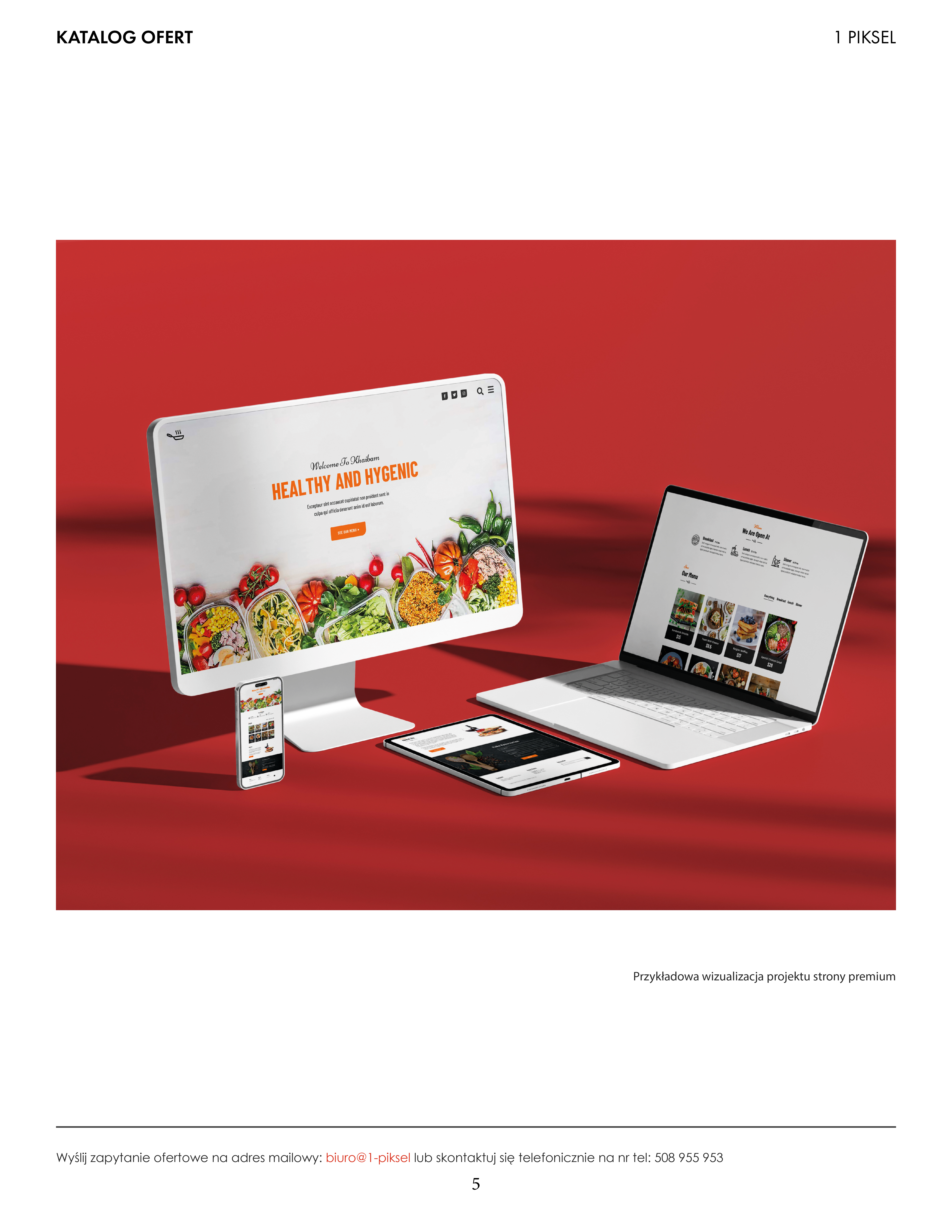 1 Piksel - Katalog Ofert mockup