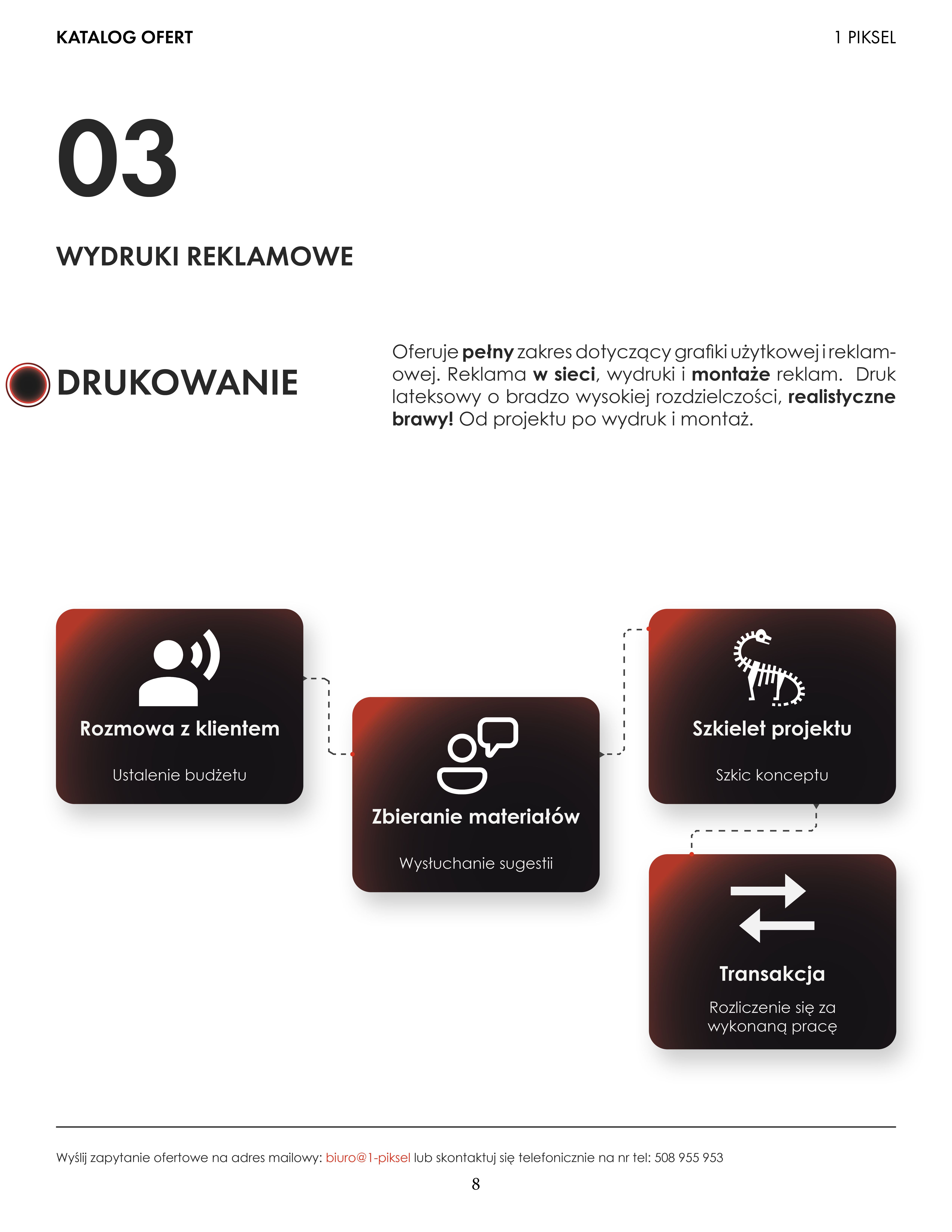 Wydruki reklamowe - dział 03